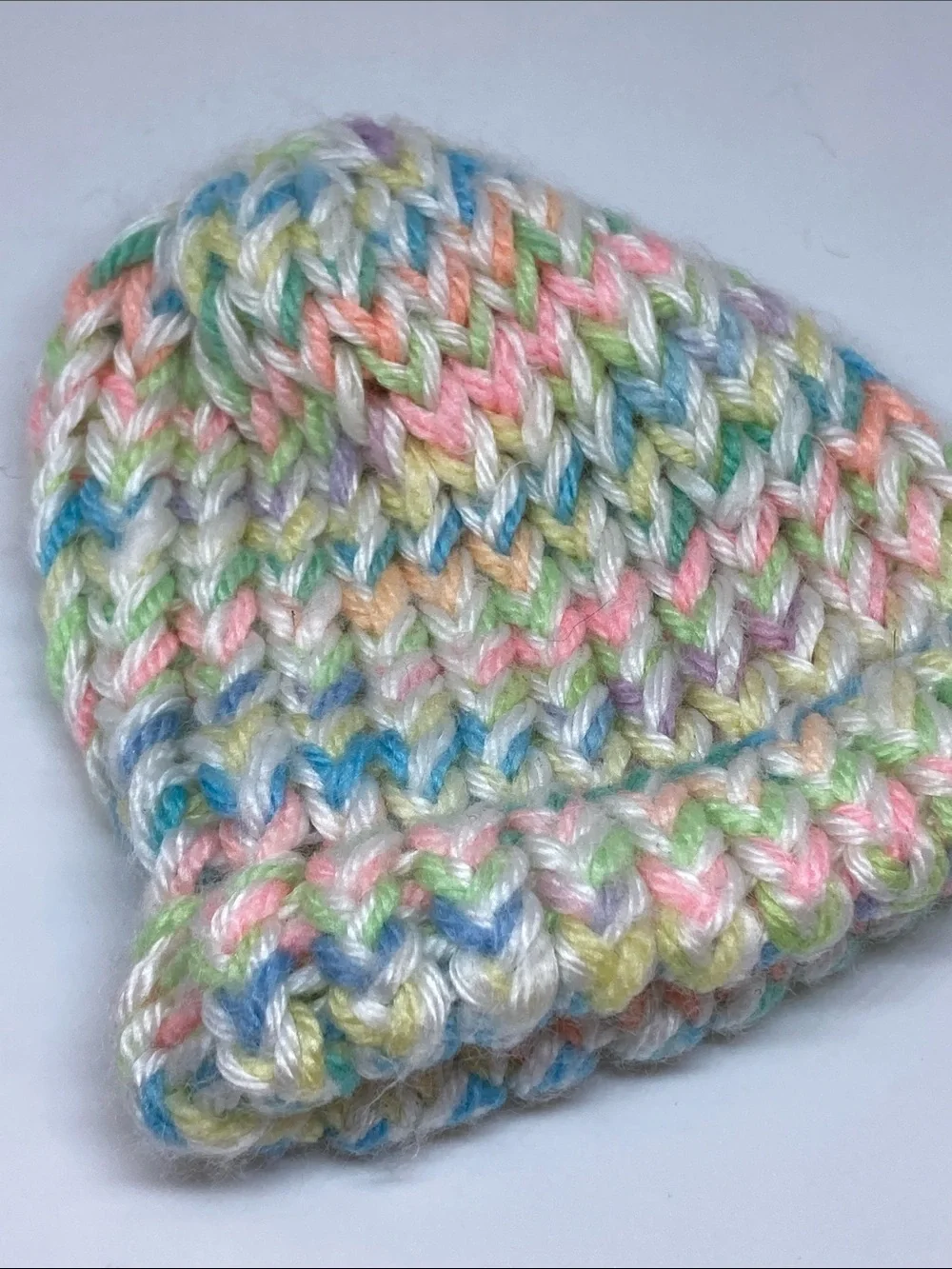 Pastel Multicolor Knit Baby Beanie - Kids Accessories